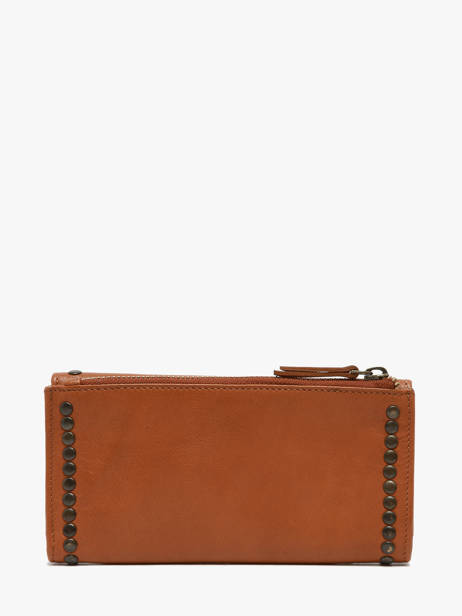 Portefeuille Heritage Leder Biba Bruin heritage POR4L ander zicht 2